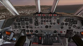 FSX - Just Flight VC-10 - VC flight deck views - landing