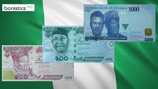 Nigeria 200, 500 & 1,000 naira 2022