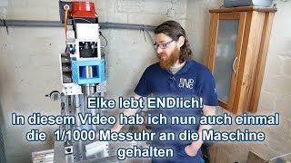 Die ersten Bewegungen und  Messungen von Elke (MiniVMC Part 16)