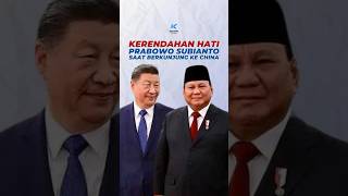 Pak Prabowo tunjukkan kerendahan hati saat berkunjung ke China!✨ #prabowosubianto #xijinping #china