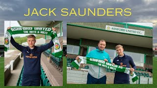 Welcome to Ashford United Jack Saunders