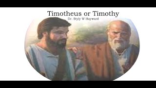 Timotheus or Timothy