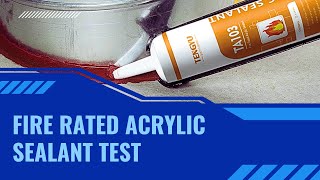 Testing Fire Rated Sealants: A Comprehensive Tutorial#firesafety #firestopsealant#tengyuchemical