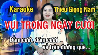 Vui Trong Ngày Cưới ✔ Karaoke Thiếu Giọng Nam ► Song Ca Với Ngọc Lan ❖ Thiết TV