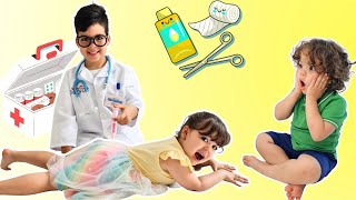 Los Niños Juegan al Doctor | Video para Niños | Kernie and Twins en Español