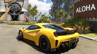 The Crew Motorfest -2018 Ferrari 488 Pista | Customization and Gameplay | Logitech G29