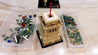 LEGO Architecture (Landmark Series) Statue of Liberty 21042 Speed Build