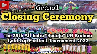 Grand Closing Ceremony l AIBUNBGCT 2022 l Odalguri l Bodo Traditional Dance I Bagurumba