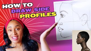 How to draw faces Part 2 | Side profile | 2024