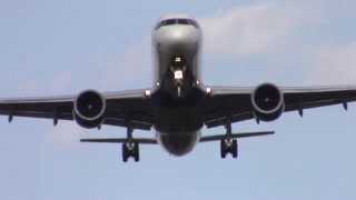 Delta Airlines 757-200 Landing At Atlanta Airport