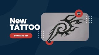 how to make a new tattoo design and amazing🤩 tattoo design with pen by tattoo art