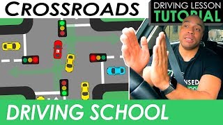 Advanced Crossroads; Turning Right at Traffic Lights | Driving Tutorial | Updated 2023