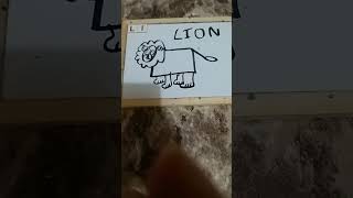 DAY:12 L IS FOR LION