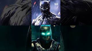 Black Panther vs. Batman 🤯🔥 Who would win in a fight? #Marvel #blackpanther #batman #mcu #viral