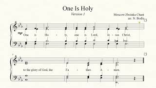 17 One Is Holy (Moscow Chant)