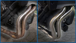 How To POLISH your Motorcycle Exhaust Pipes