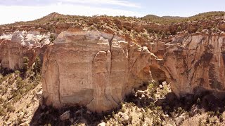 La Ventana Arch, New Mexico (drone footage)