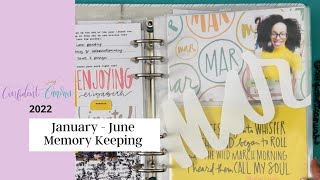 January - June Memory Keeping