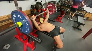 243 Pound Bench 7.5RPE