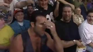 NWO invade WCW - Scott Hall Kevin Nash walks through the crowd