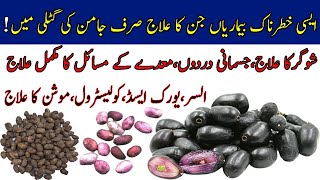 Jamun Ke Beej | Ghutli Ke Fayde | Java Plum Seeds Benefits | Jamun ki guthli ke fayde in Urdu Hindi