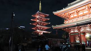 Hozomon Gate & 5-Story Pagoda, Sensoji Temple, Asakusa, Tokyo