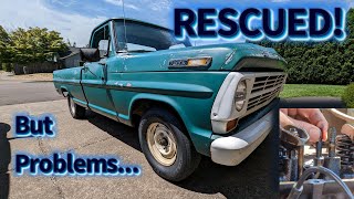 '69 F100- 23 Year Field Rescue: Got it running, then... Bad News