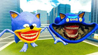 ALL NEW SONIC TAPES AMY TAPES KNUVKLES TAPES VS ALL SMILING CRITTERS Garry's Mod!