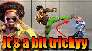 how to punish Dj Sobat kick with cammy in sf6.