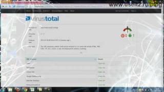 Онлайн сервис VirusTotal для проверки файлов на вирусы.