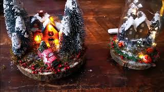 Christmas Tiny Houses Scenes