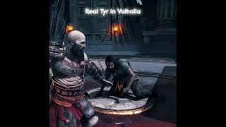 Kratos meets real TYR in God of War Ragnarök #shorts