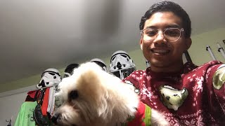 Merry Christmas and Happy Wookie Life Day from AJ & Chewie!