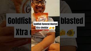 eating goldfish flavor blasted Xtra cheddar 🧀 #shorts