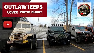 OUTLAW JEEPS Cover photo shoot| Edge of Detroit, River Rouge MI