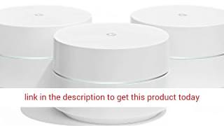 Google WiFi system, 3-Pack - Router replacement for whole home coverage (NLS-1304-25) review