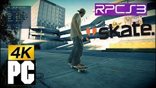 PS3 Skate 1 on PC 4k RPCS3 Emulator i7 4790k