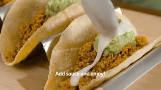 Soy Chorizo Tacos Delicious Recipe | Nutrioli pure soybean oil