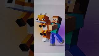 What does the fox say? #minecraft #memes #fox #whatdoesthefoxsay #thefox #ylvis #minecraftmemes #lol