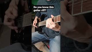 Guess the riff - 70s rock guitar lick