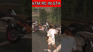 KTM RC 😍 In Gta Sa #ktm #rc200 #gta #shorts #ktmrclovers #bike