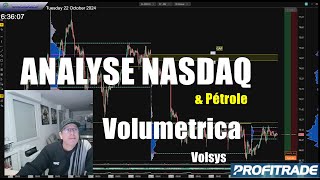 Analyse Nasdaq et Petrole 22 Octobre - Volumétrica - Profitrade