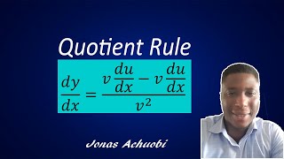 Quotient Rule of Differentiation