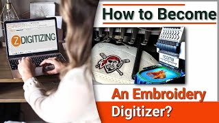 How To Become An Embroidery Digitizer || Embroidery Digitizer || Zdigitizing