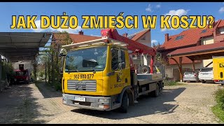 Podnośnik koszowy H-30 - ile zmieści w koszu? | EHC Karol Zagajewski