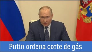 Putin ordena corte de gás a países que não pagarem em rublos