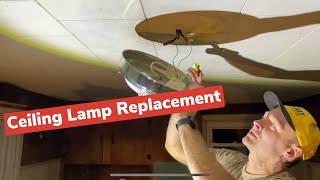 How To Safely Install / Replace a Ceiling Light Fixture Lamp - Full Steps (+ figuring out wires)