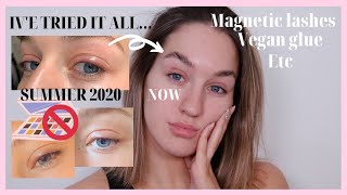 HOW I STILL WEAR MAKEUP | ALLERGIC TO EYELASH GLUE & MAKEUP....BLEPHARITIS? DERMATITIS?