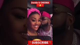 Davido & CHIOMA 😘😍❤️🥰 #youtubeshorts #davido #dmw #chiomadavido #tiktok