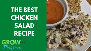 How to Make the Best Chicken Salad from Canned Chicken--You won't believe the ingredients!